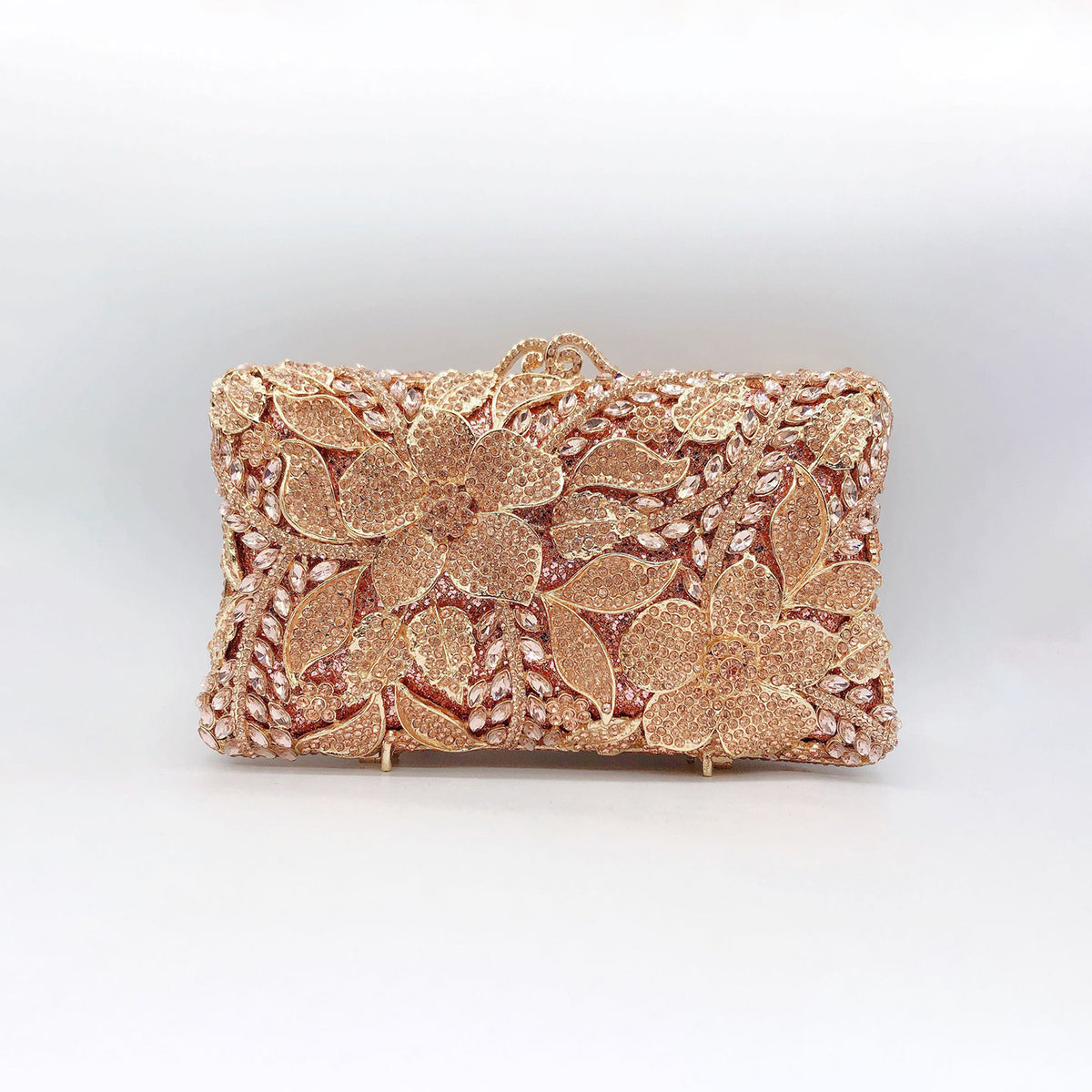 floral Diamond Evening Clutch 