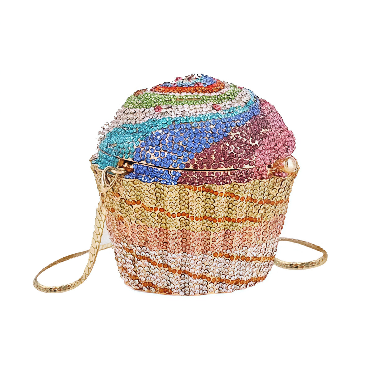 Cake Ice Cream Diamond Dinner Clutch 