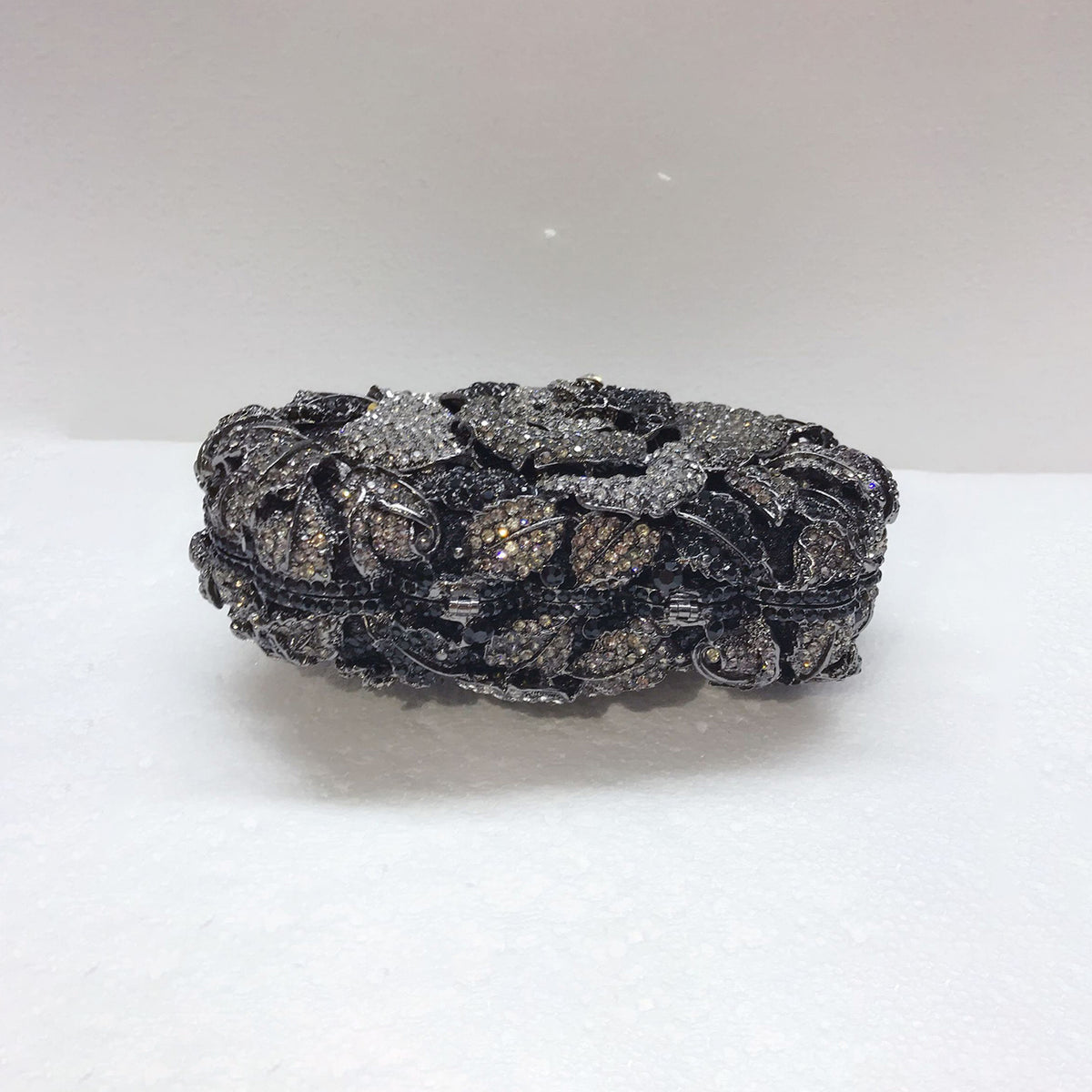 Hollow Rose Diamond Evening Bag Clutch 