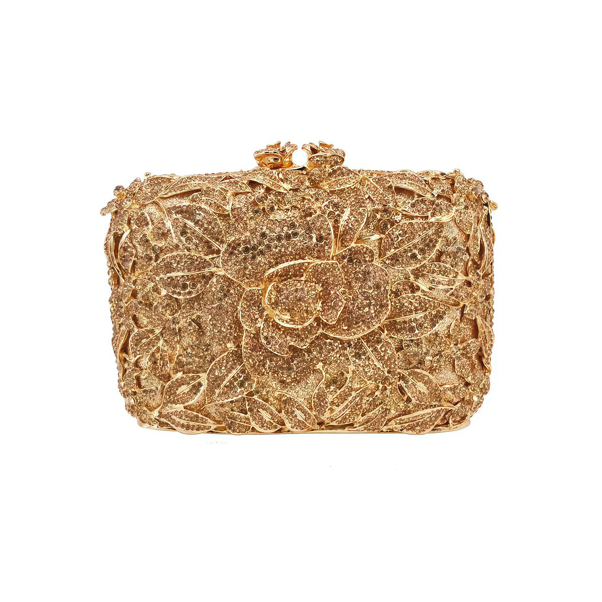 Pastel Rose Diamond Evening Clutch 