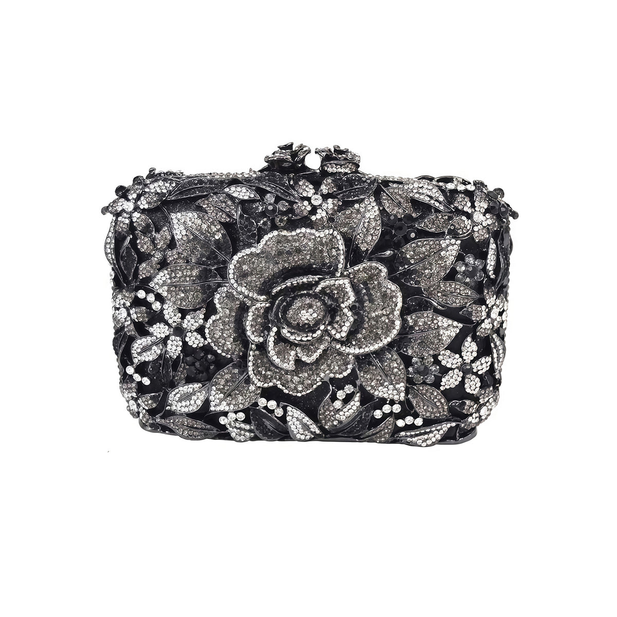 Pastel Rose Diamond Evening Clutch 