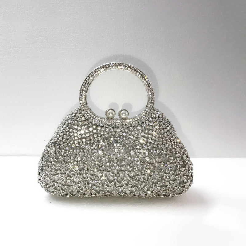Luxury Diamond-studded Evening Handbag 