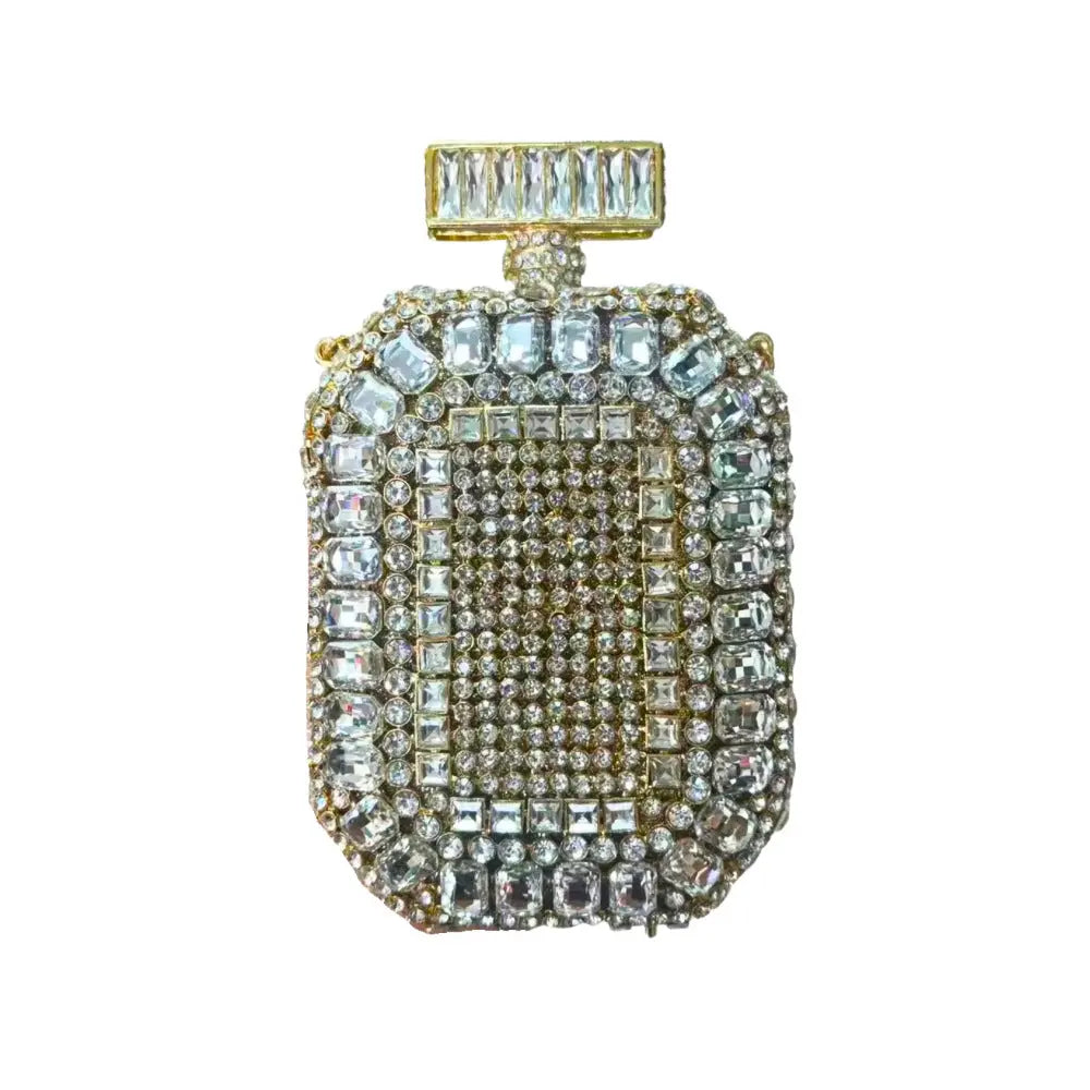 Bottle Glass Perfume Crystal Evening  Handbag HB018 