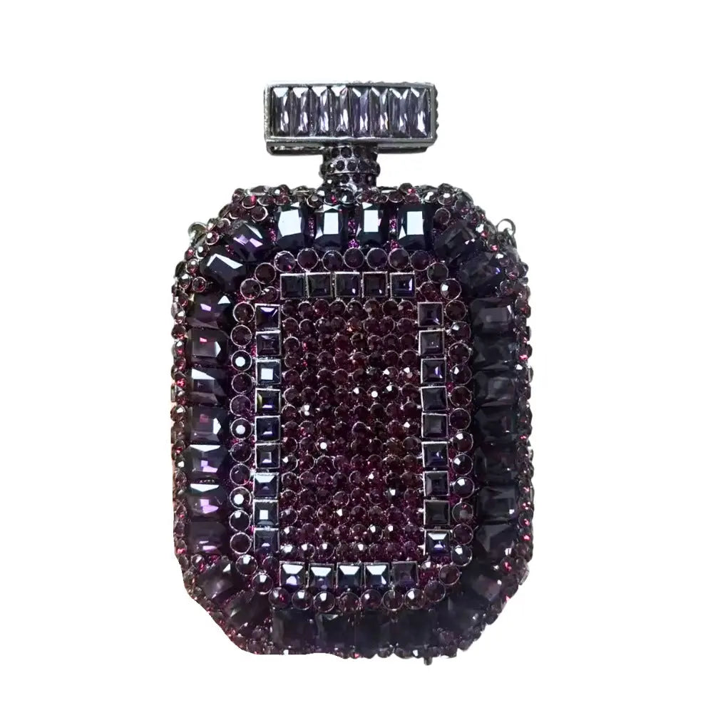 Bottle Glass Perfume Crystal Evening  Handbag HB018 