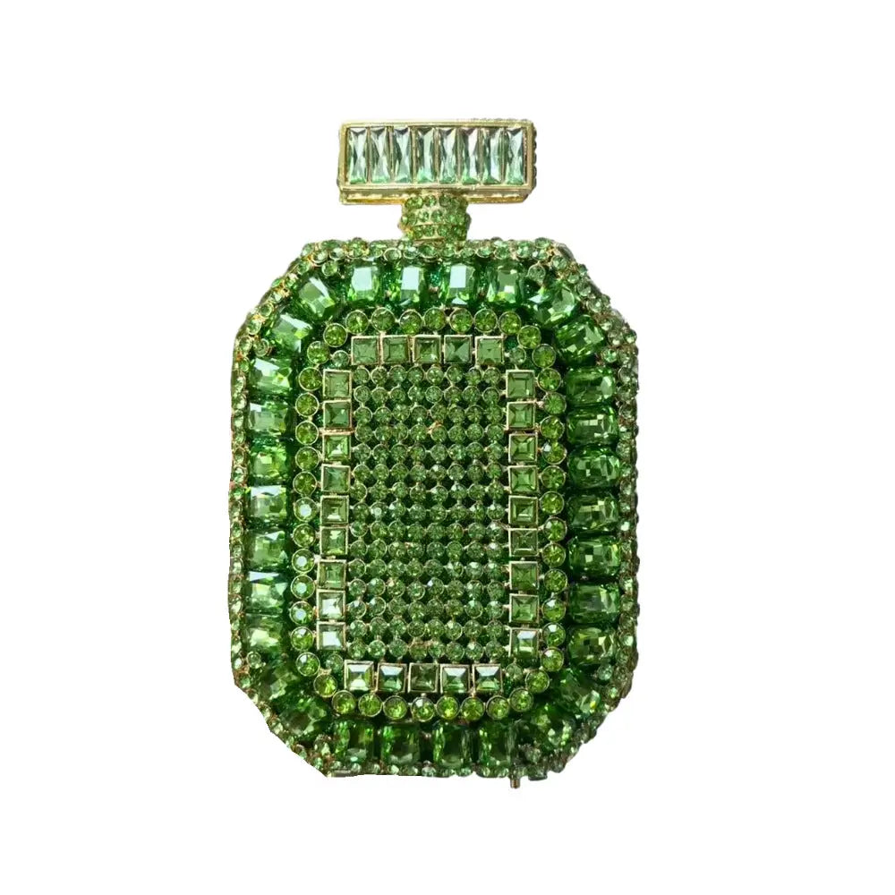 Bottle Glass Perfume Crystal Evening  Handbag HB018 