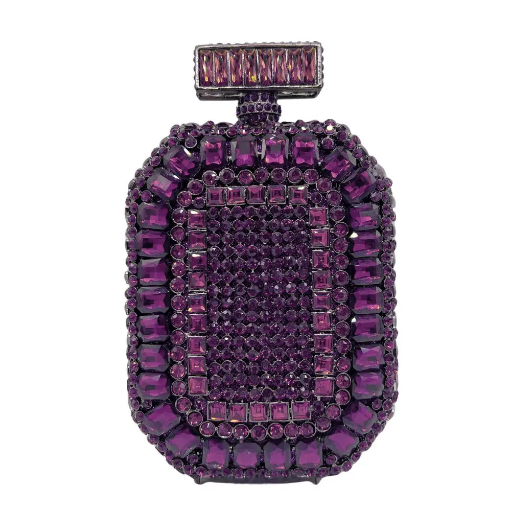 Bottle Glass Perfume Crystal Evening  Handbag HB018 