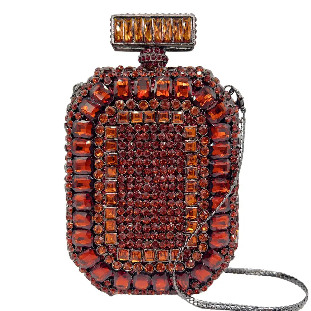 Bottle Glass Perfume Crystal Evening  Handbag HB018 