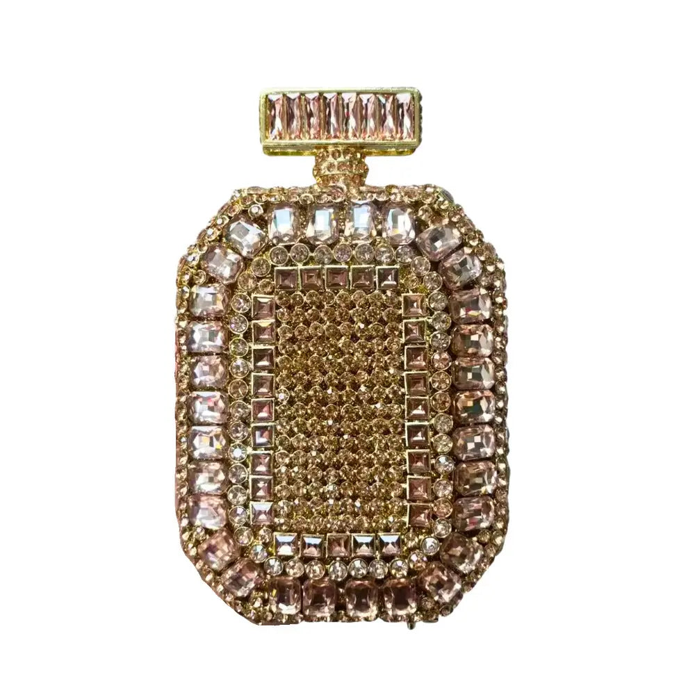 Bottle Glass Perfume Crystal Evening  Handbag HB018 
