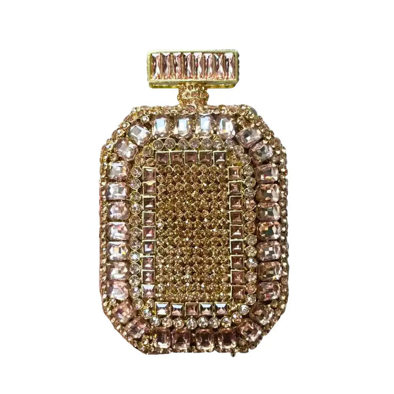 Bottle Glass Perfume Crystal Evening  Handbag HB018 