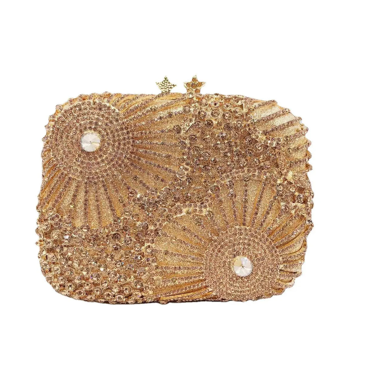 Dazzling Flower Crystal Clutch Bag HB021 