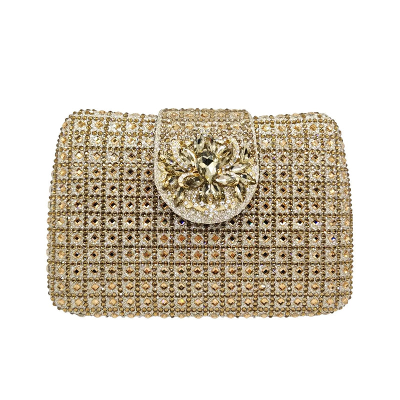 Sparkling Diamond Crystals Evening Handbag HB023 