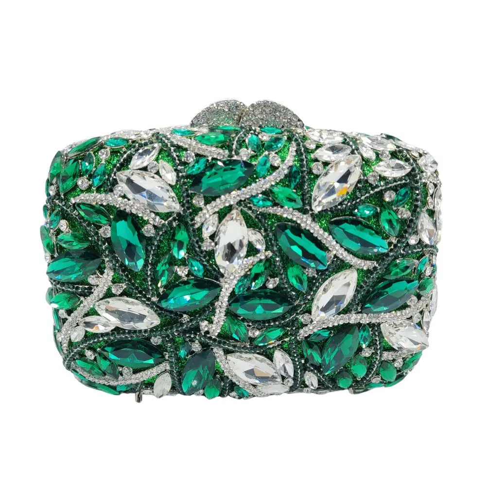 Luxury Metal Full Diamond Clutche Bag HB024 