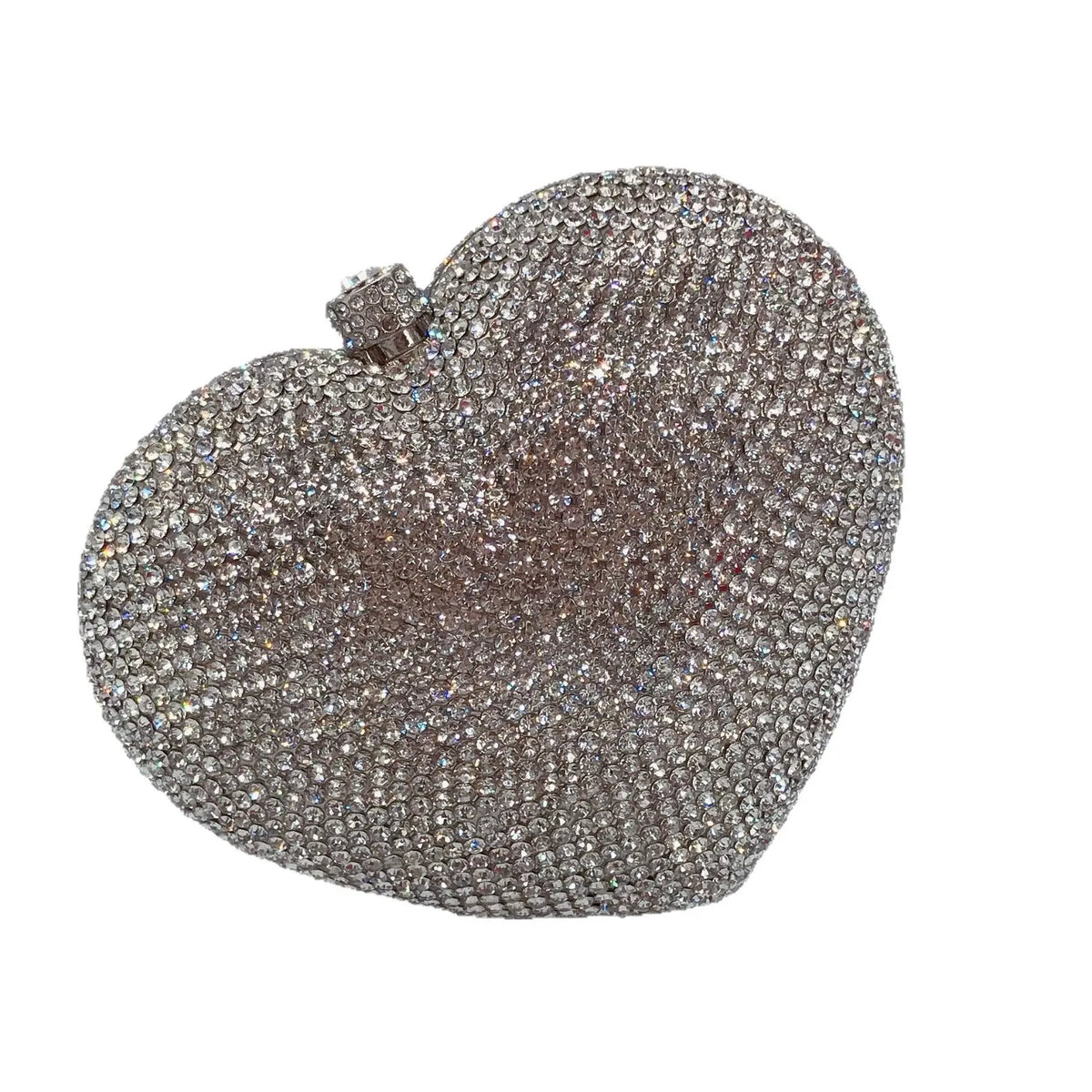 Heart Shaped Crystal Evening Clutch Bag HB027 