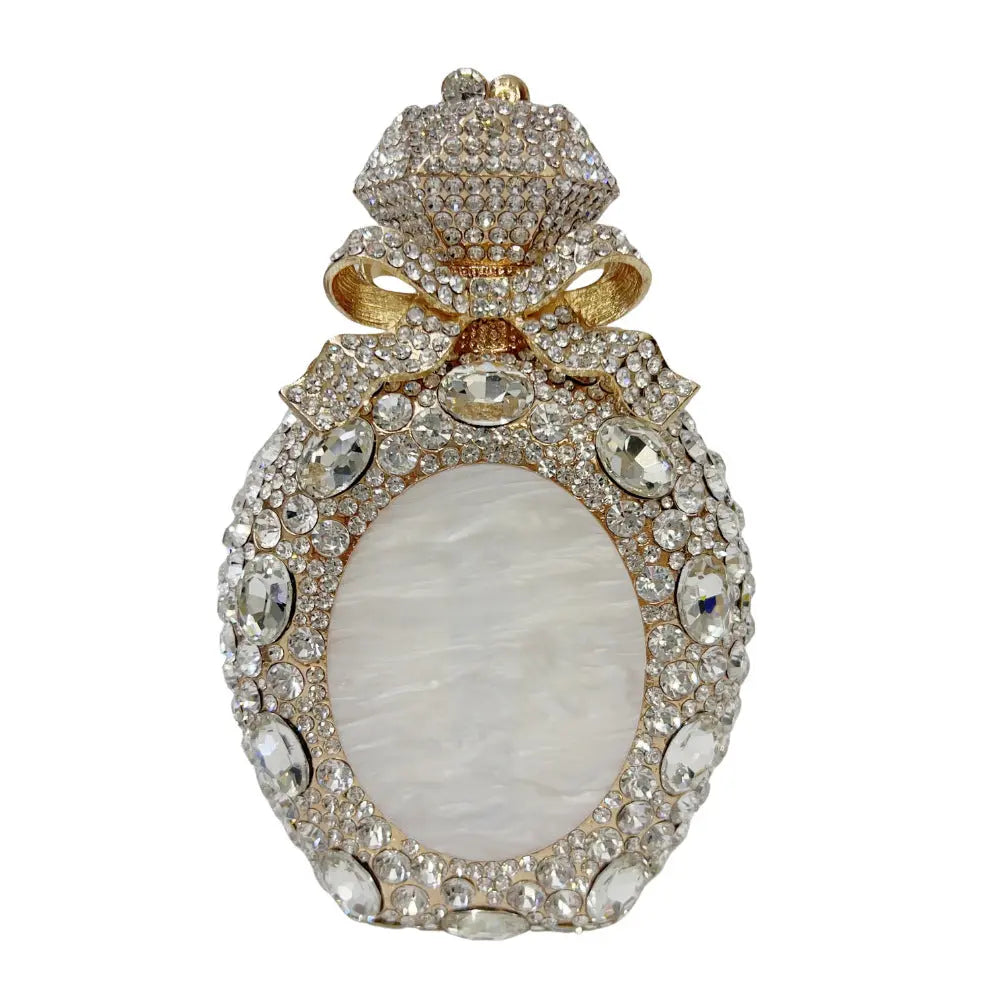 Crystal Shell Gems Evening Clutch Bag HB031 