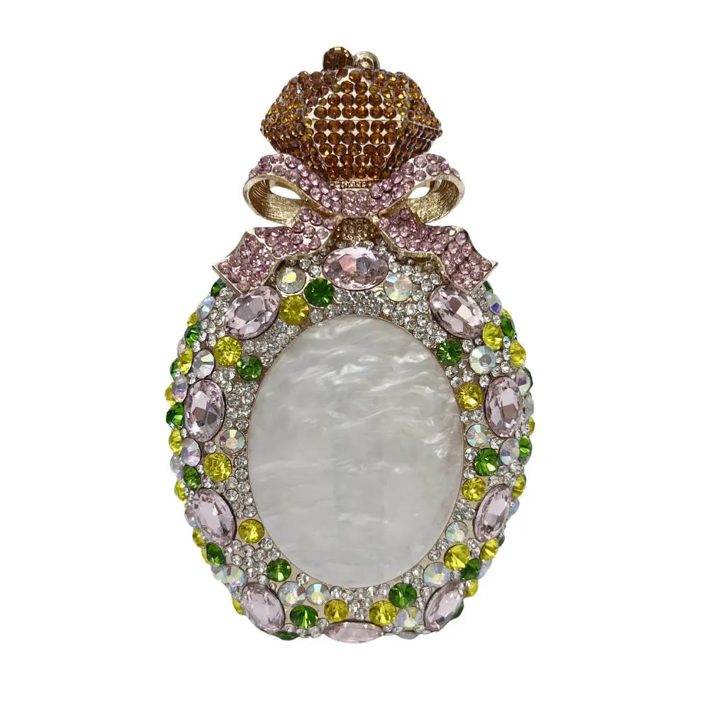 Crystal Shell Gems Evening Clutch Bag HB031 