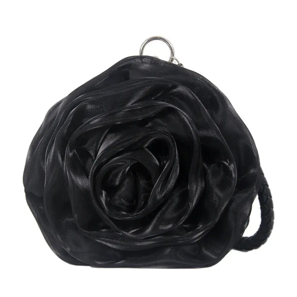 Silk 3D Flower Clutch Bag HB038 
