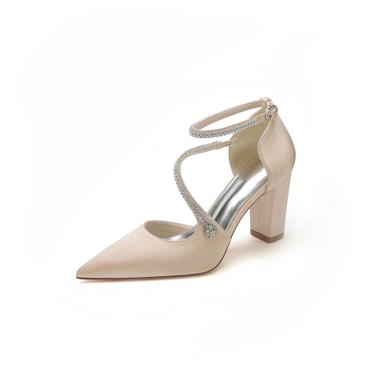 Diamond Strap Wristband High Heel 