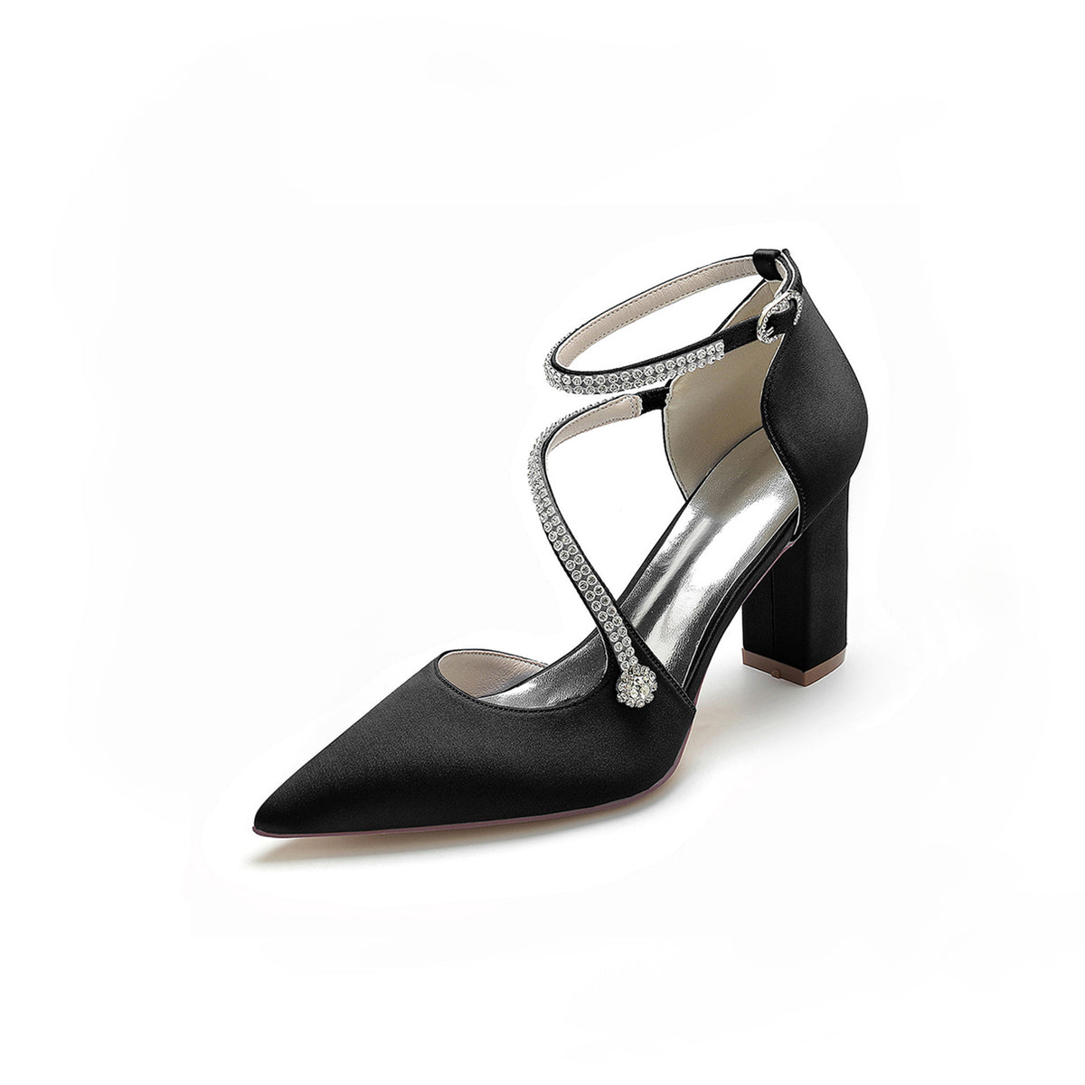 Diamond Strap Wristband High Heel 