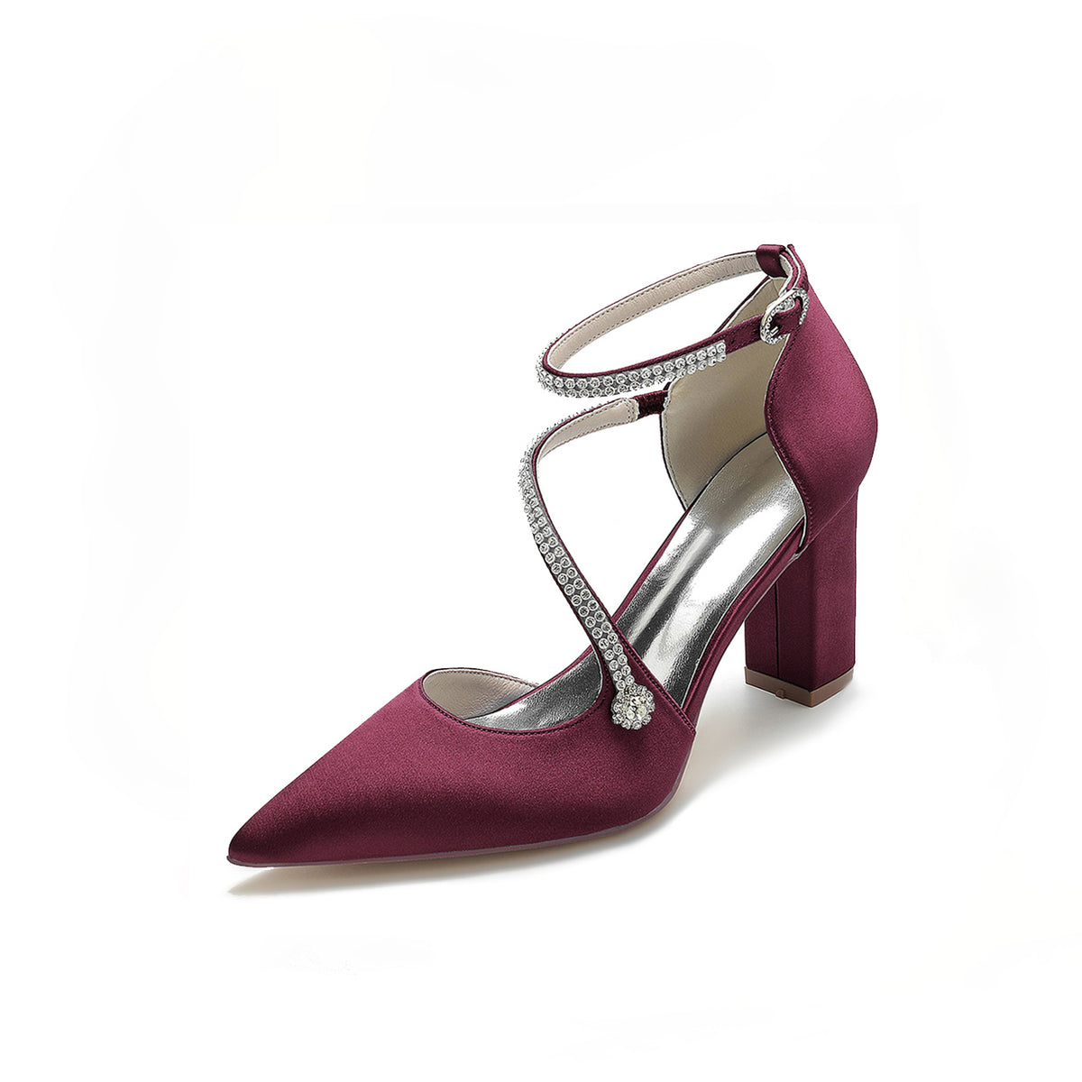 Diamond Strap Wristband High Heel 