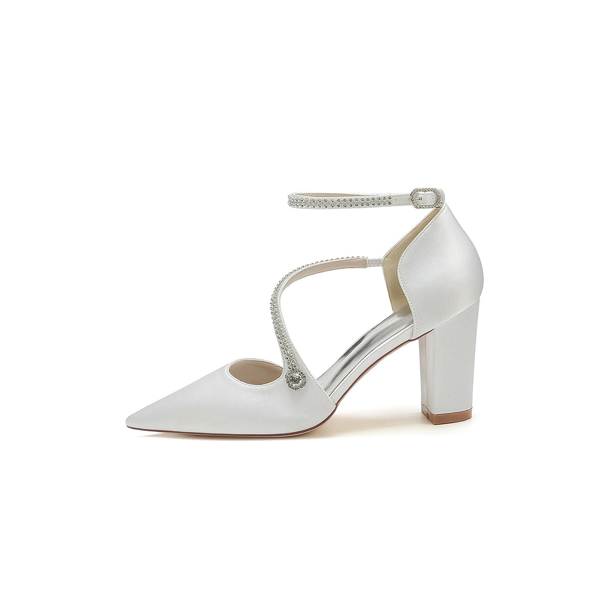 Diamond Strap Wristband High Heel 