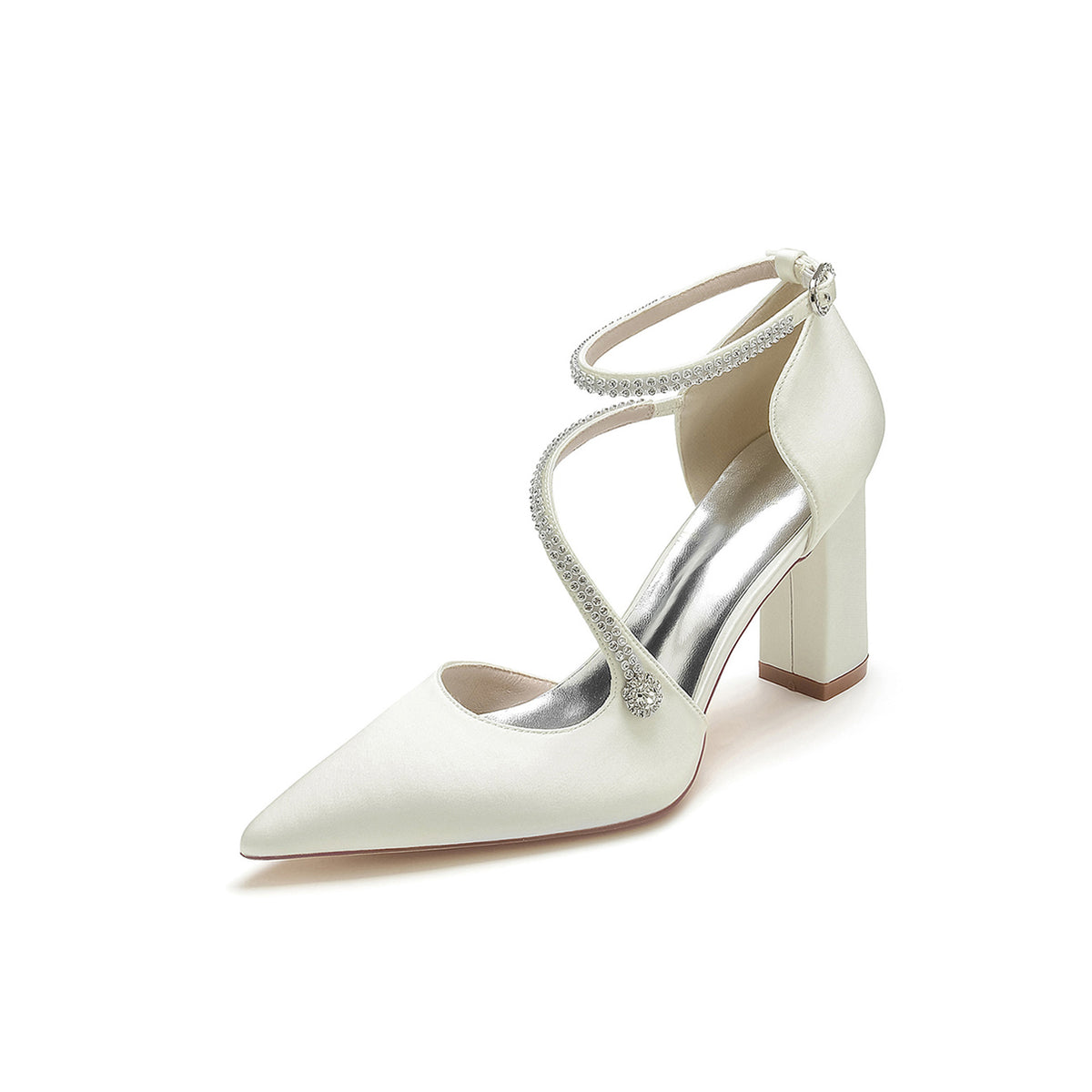 Diamond Strap Wristband High Heel 