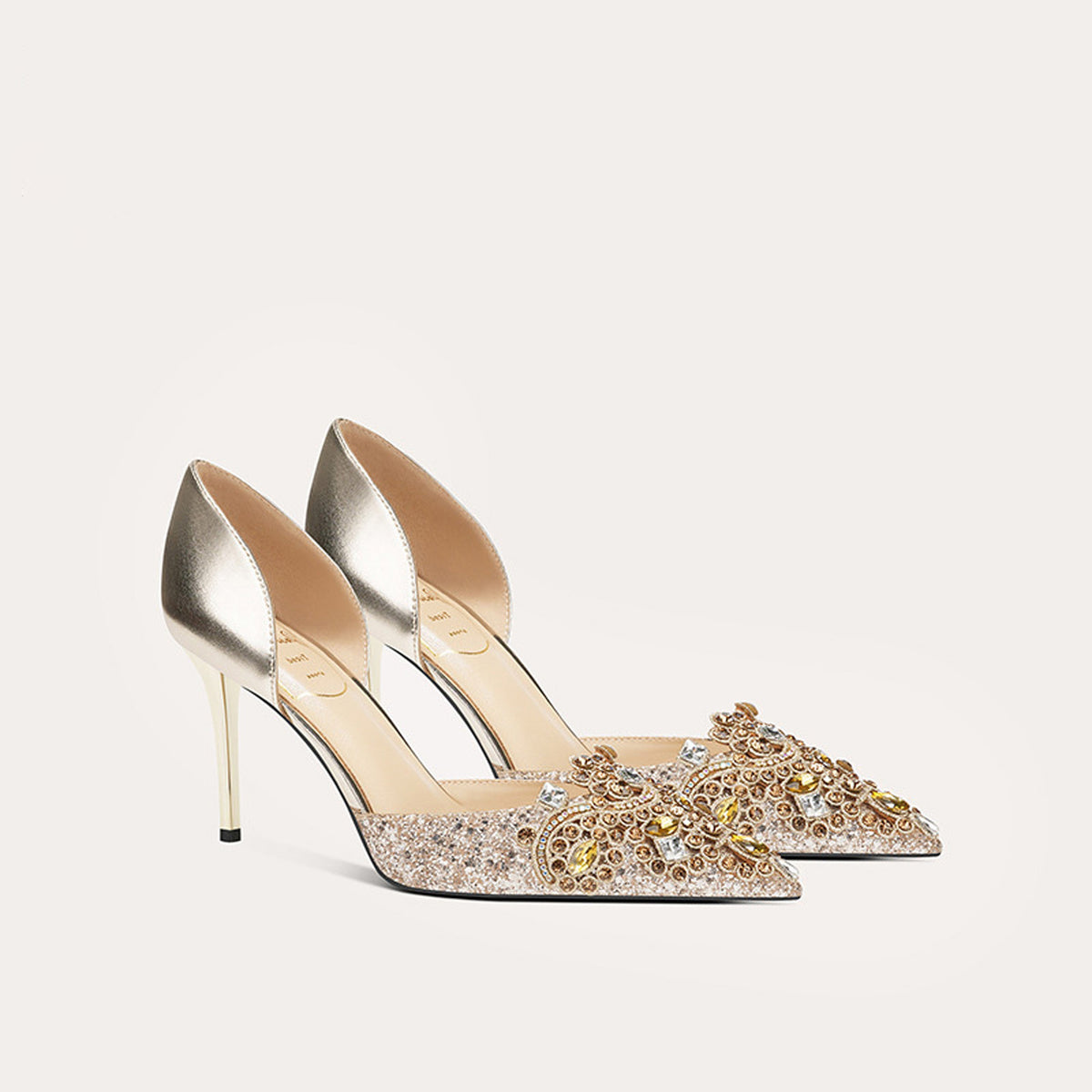 French Sheepskin High Heel 