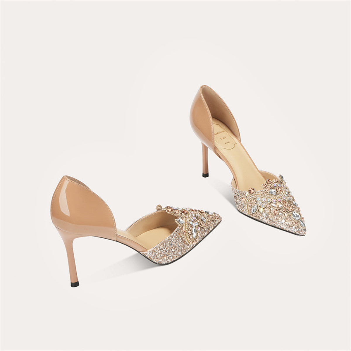 French Sheepskin High Heel 