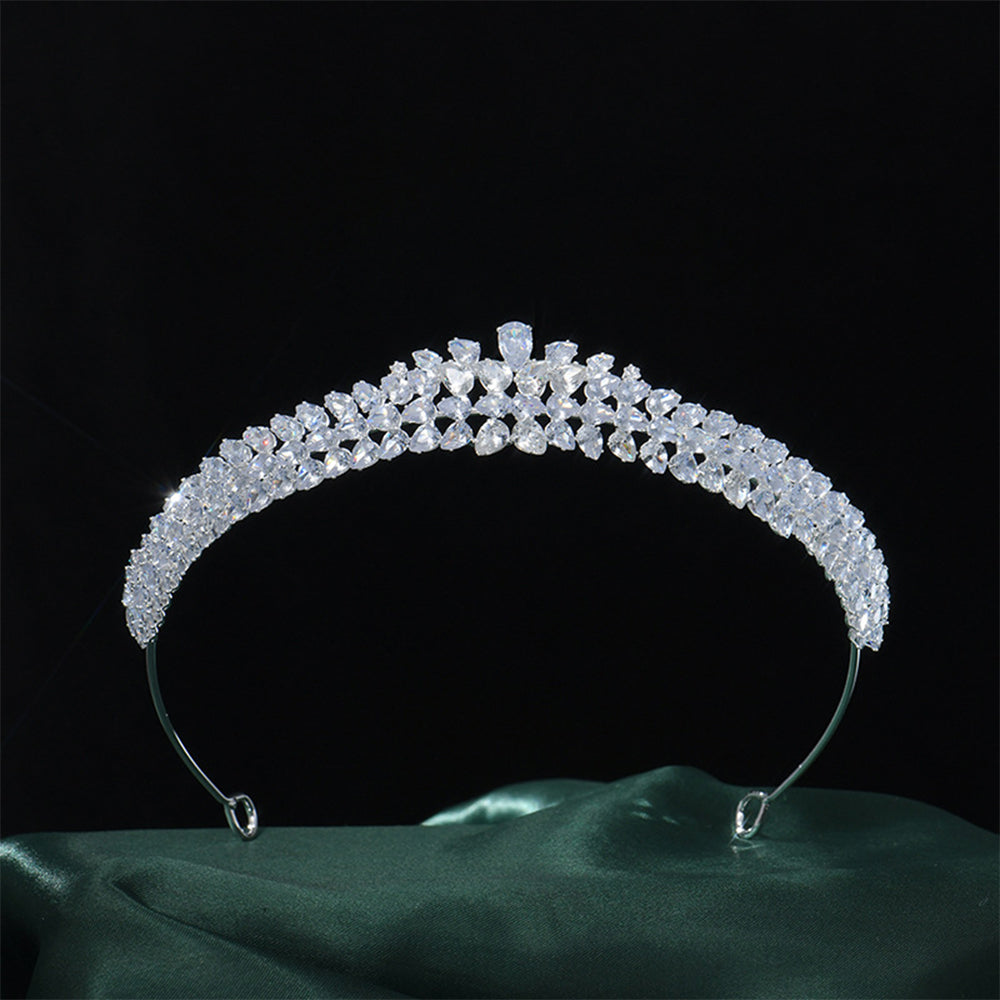 Sliver Bridal Crown Hair Accessory HP002 