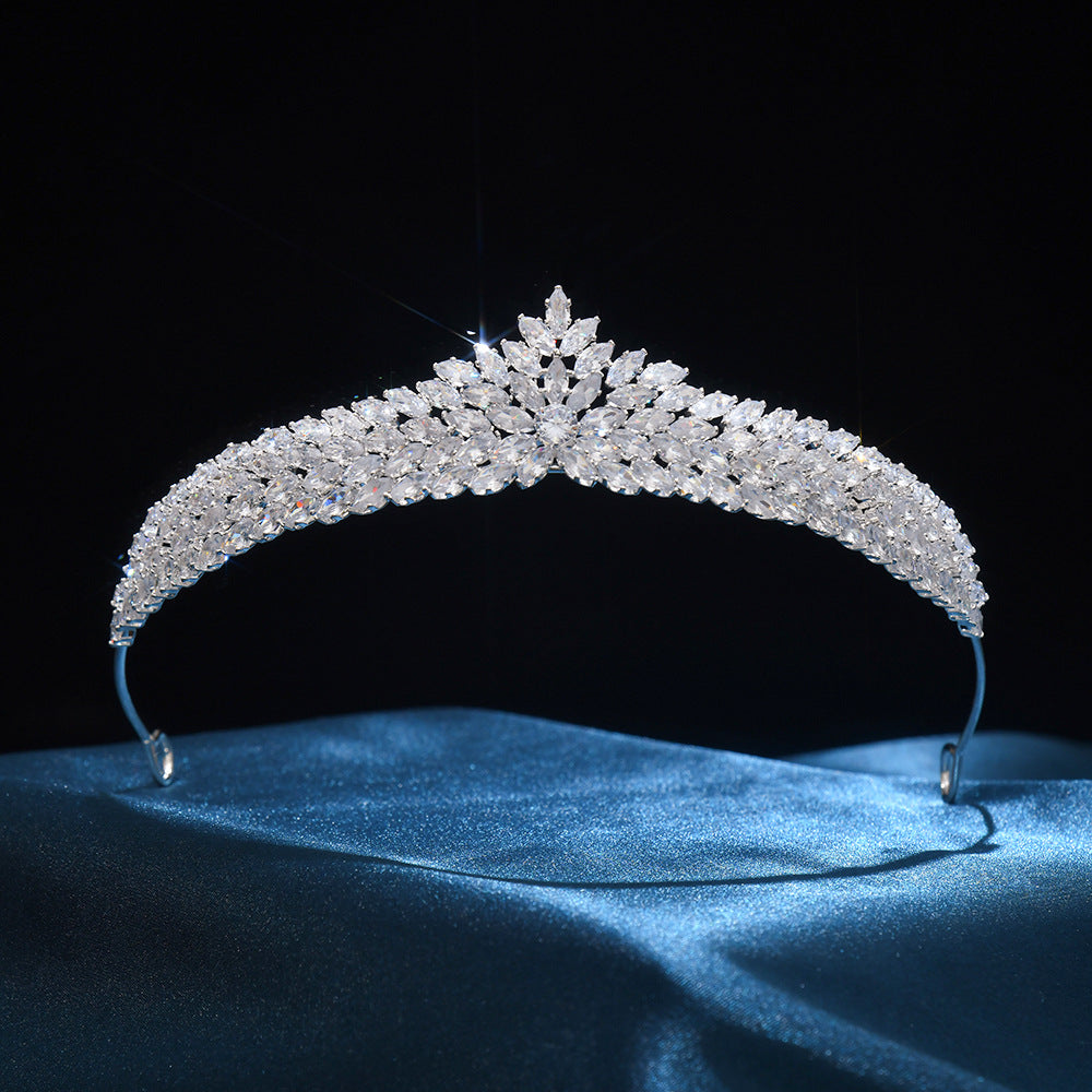 Premium Leaf Crystal Tiara HP009 