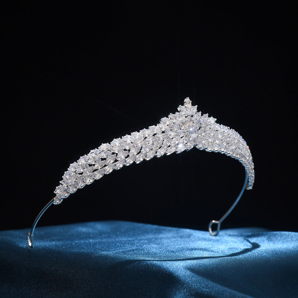 Premium Leaf Crystal Tiara HP009 
