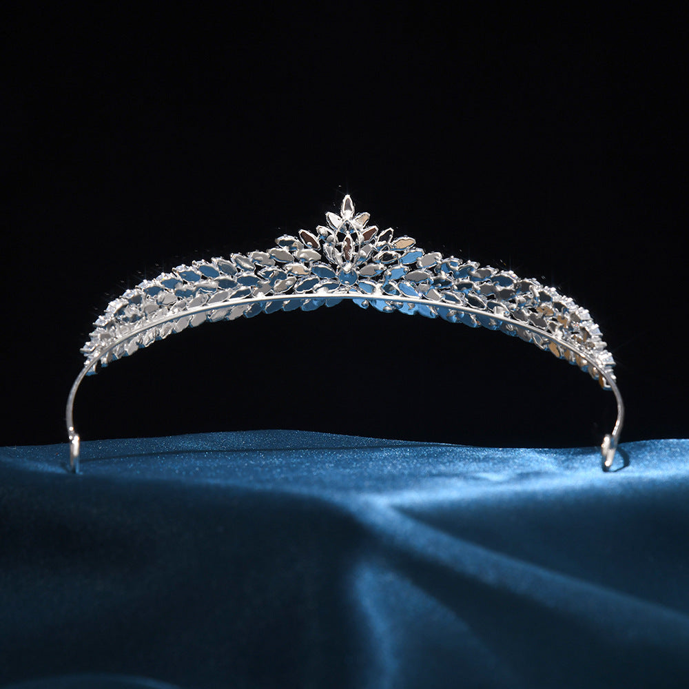 Premium Leaf Crystal Tiara HP009 