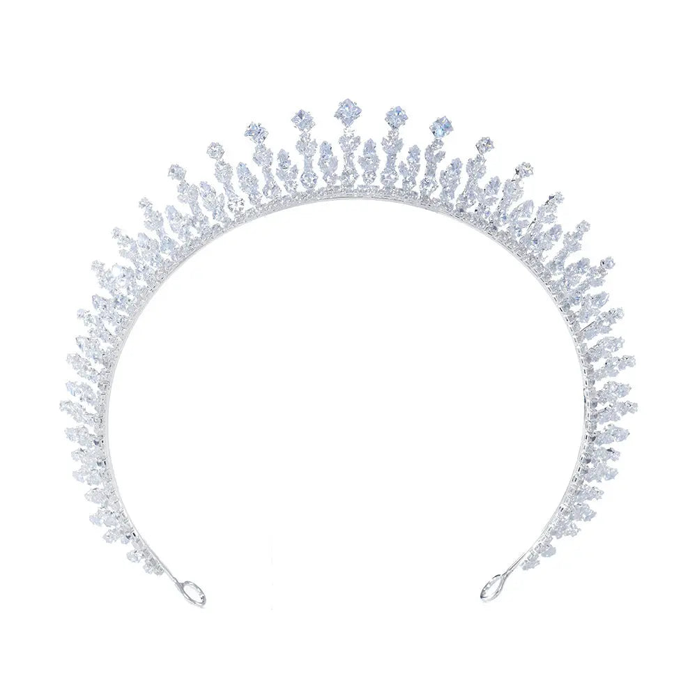 Elegant Sparkling Rhinestone Bridal Tiara Crown Headband for Wedding Promenade Birthday HP026-8