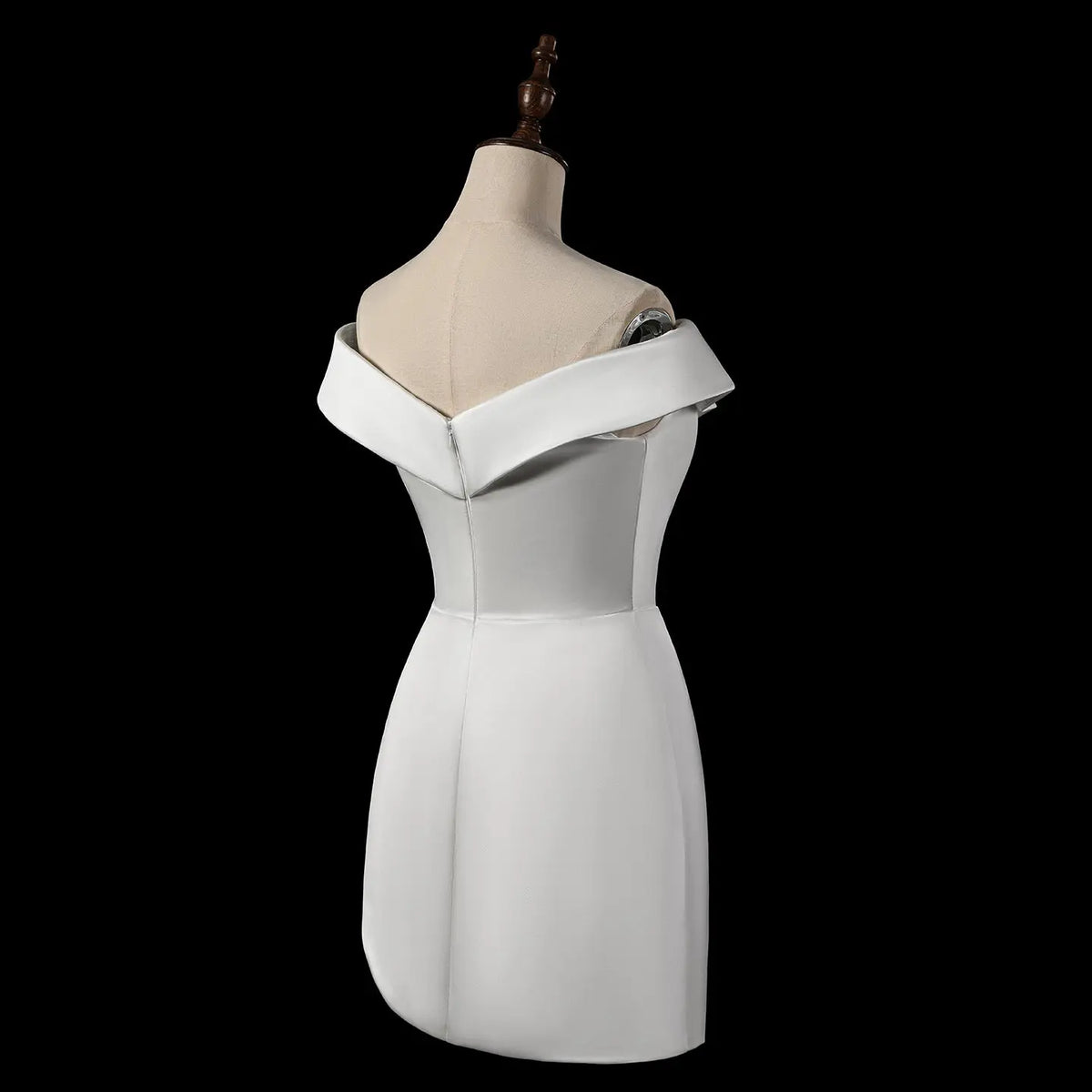 elegant bodycon wedding shoulder dresses Off Shoulder Bridal Dress,white Wedding Dress,bodycon Bridal Dress,elegant Wedding Dress ,handmade