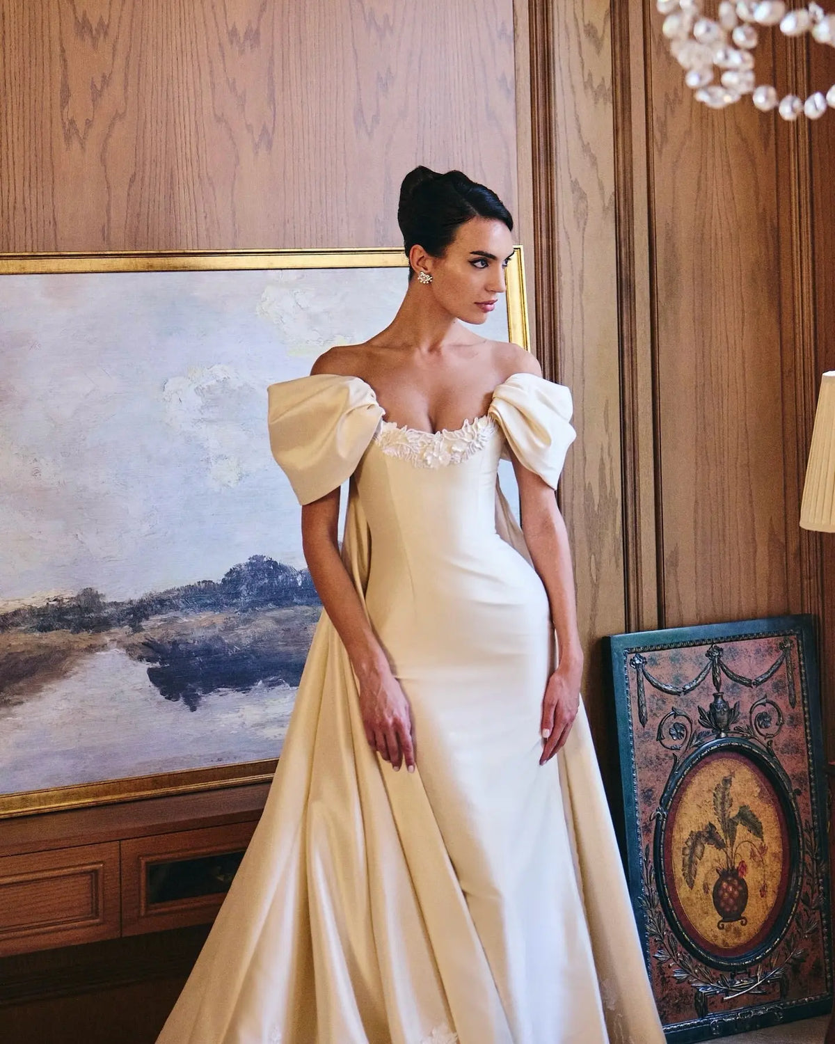 ivory silk satin wedding dress LTP0394,Simple Ivory Wedding Dresses Spaghetti Straps Bridal Gown Sati Laylatailor Shop