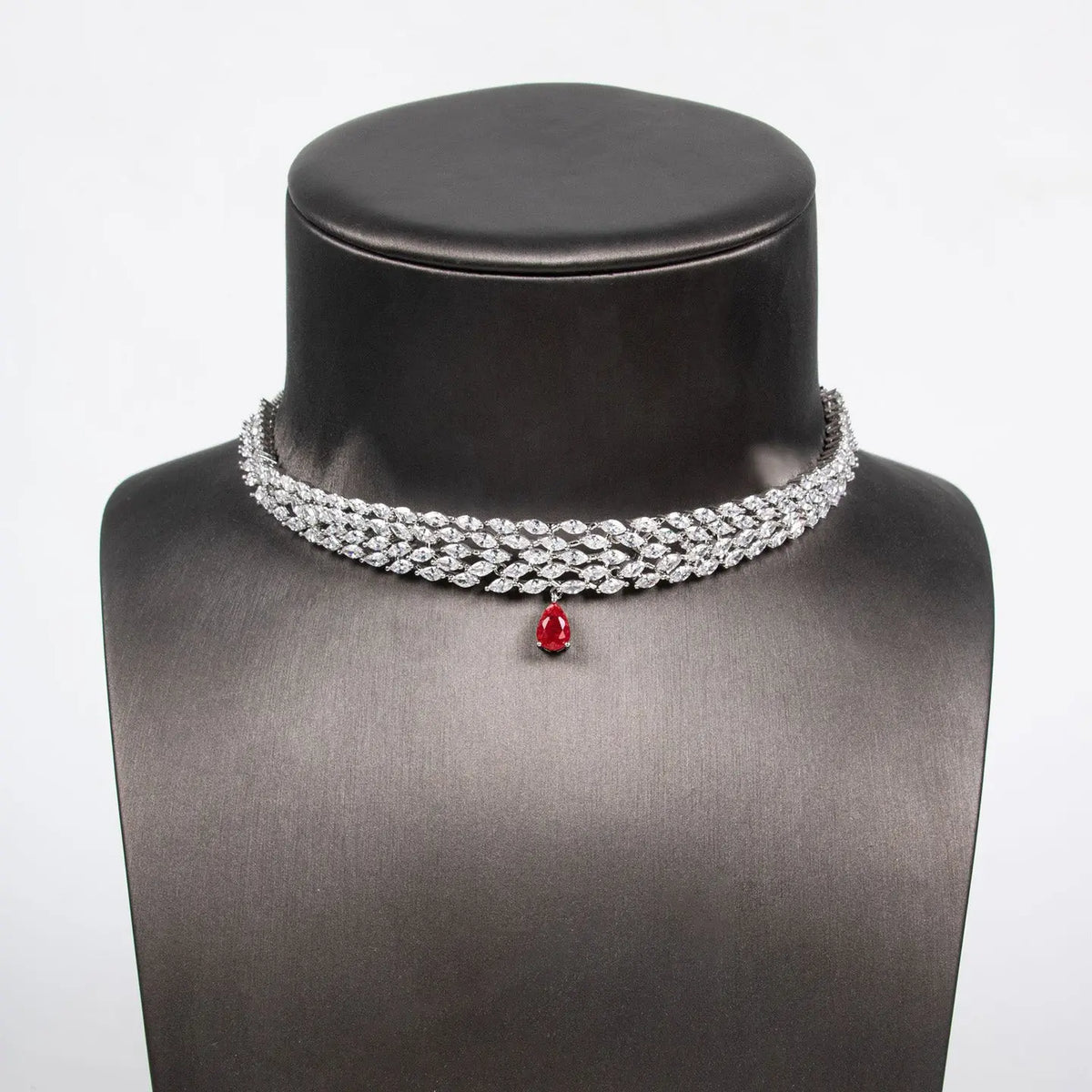 Elegant Beauty Zircon Pull Necklace Jewelry JW009 