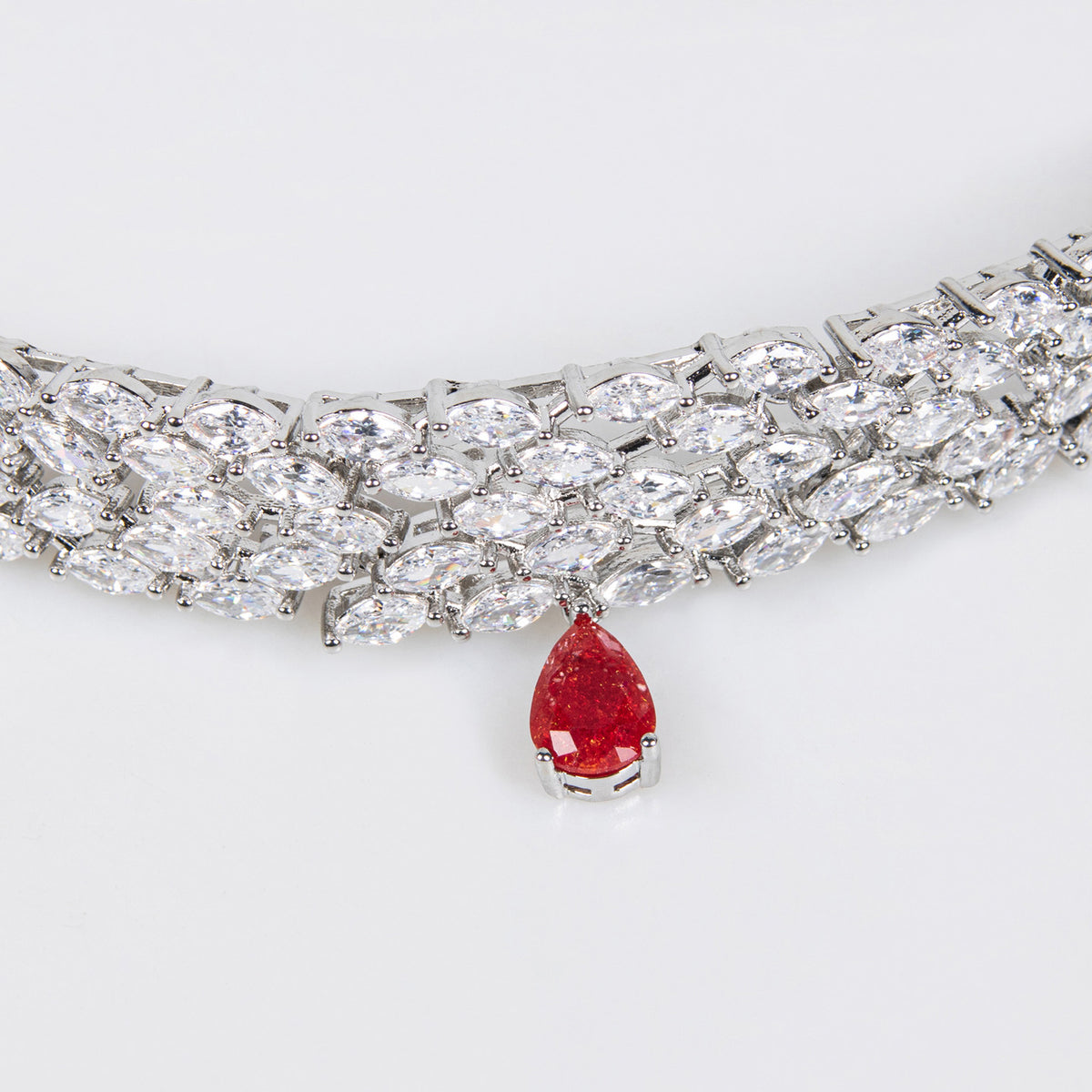 Elegant Beauty Zircon Pull Necklace Jewelry 