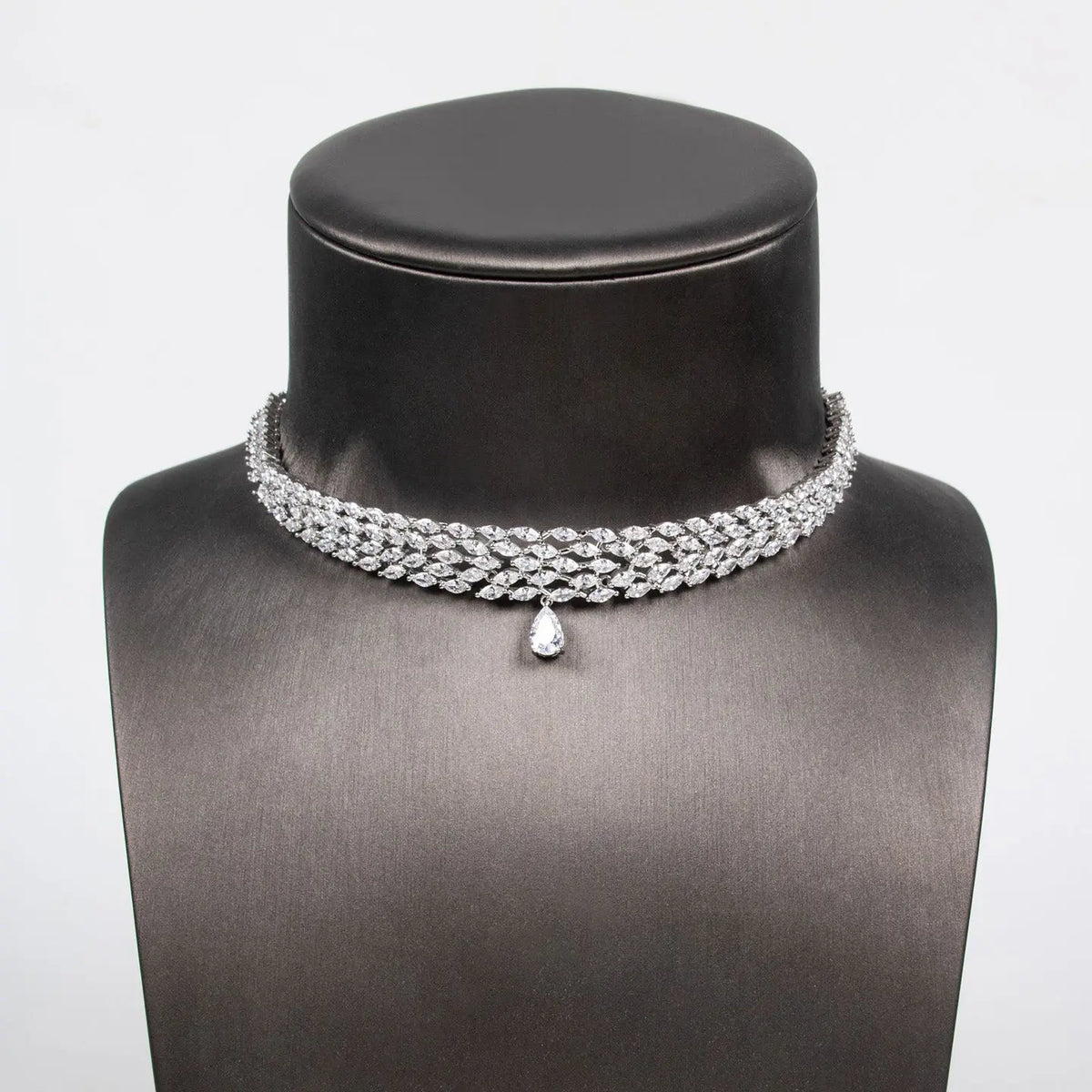 Elegant Beauty Zircon Pull Necklace Jewelry JW009 