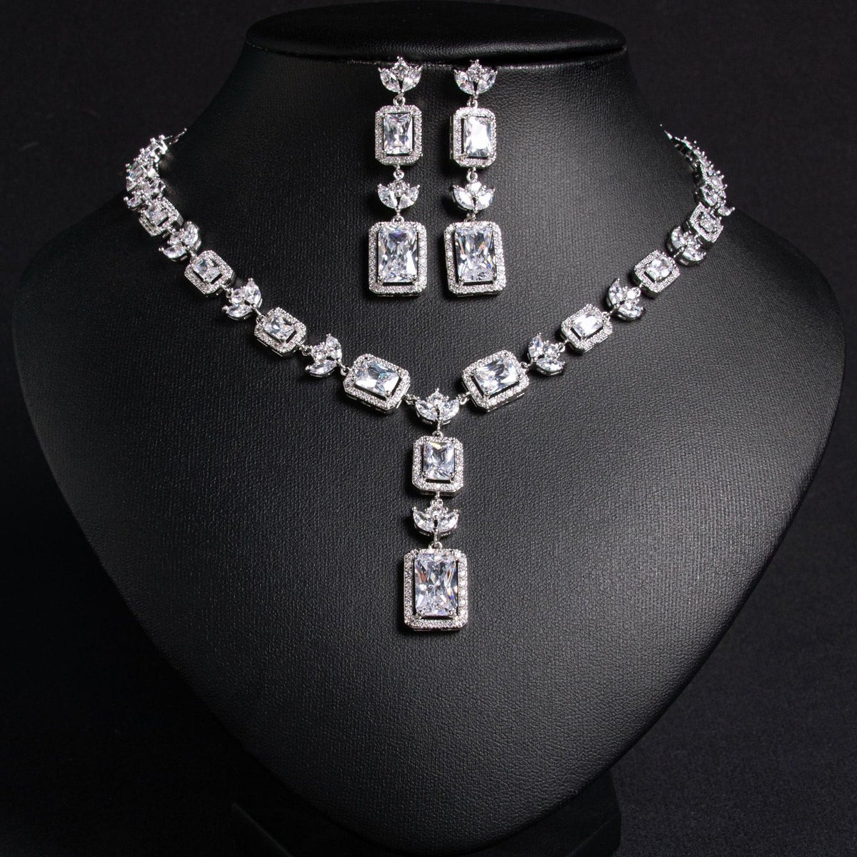 Tassel Earring Necklace Pendant Set 