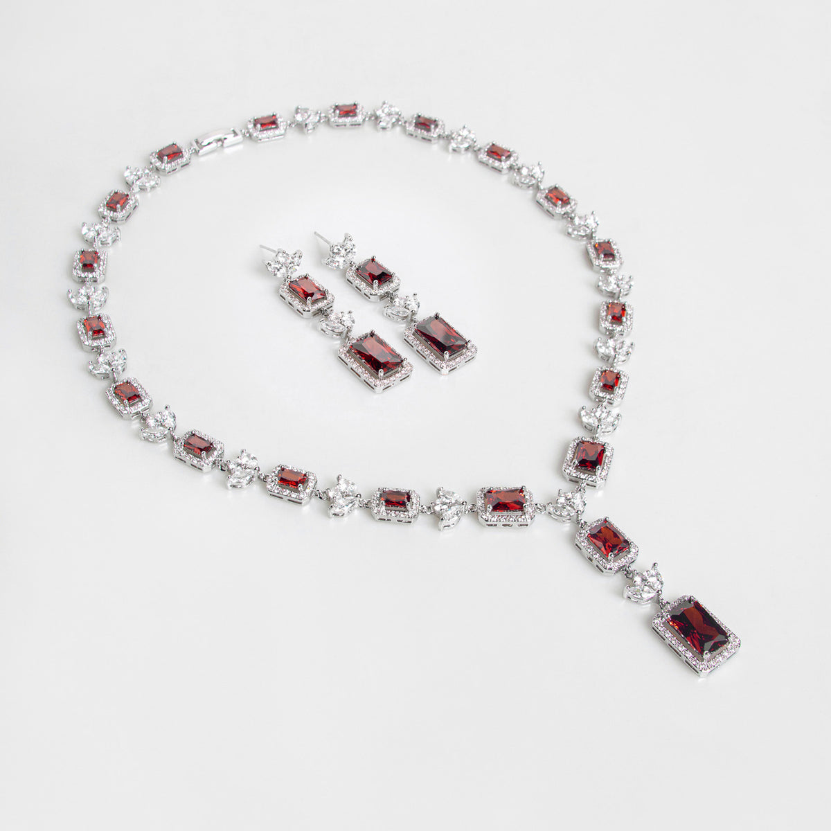 Tassel Earring Necklace Pendant Set 