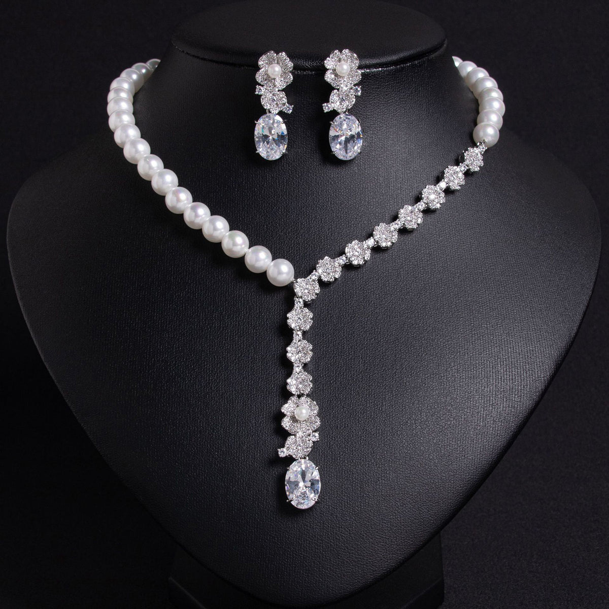 Floral Necklace Baroque Pearl Necklace Jewelry 