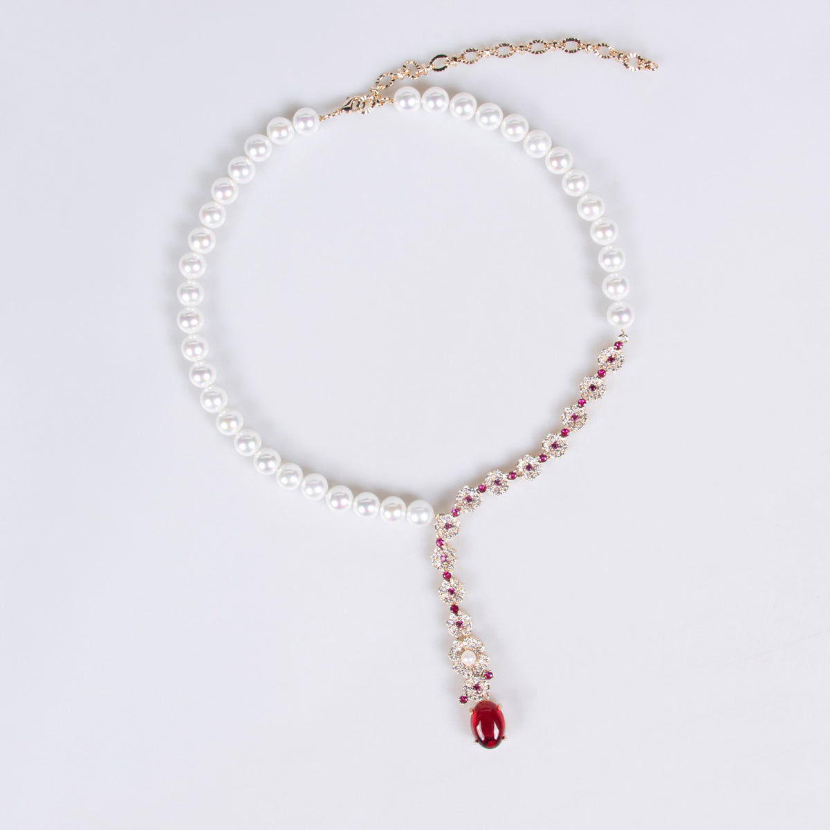 Floral Necklace Baroque Pearl Necklace Jewelry 