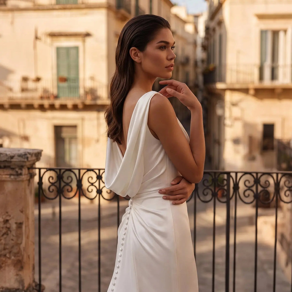 Romantic White Sleeveless Satin Wedding Dress with Low Back SW719 Romantic White Sleeveless Satin Wedding Dress with Low Back SW719