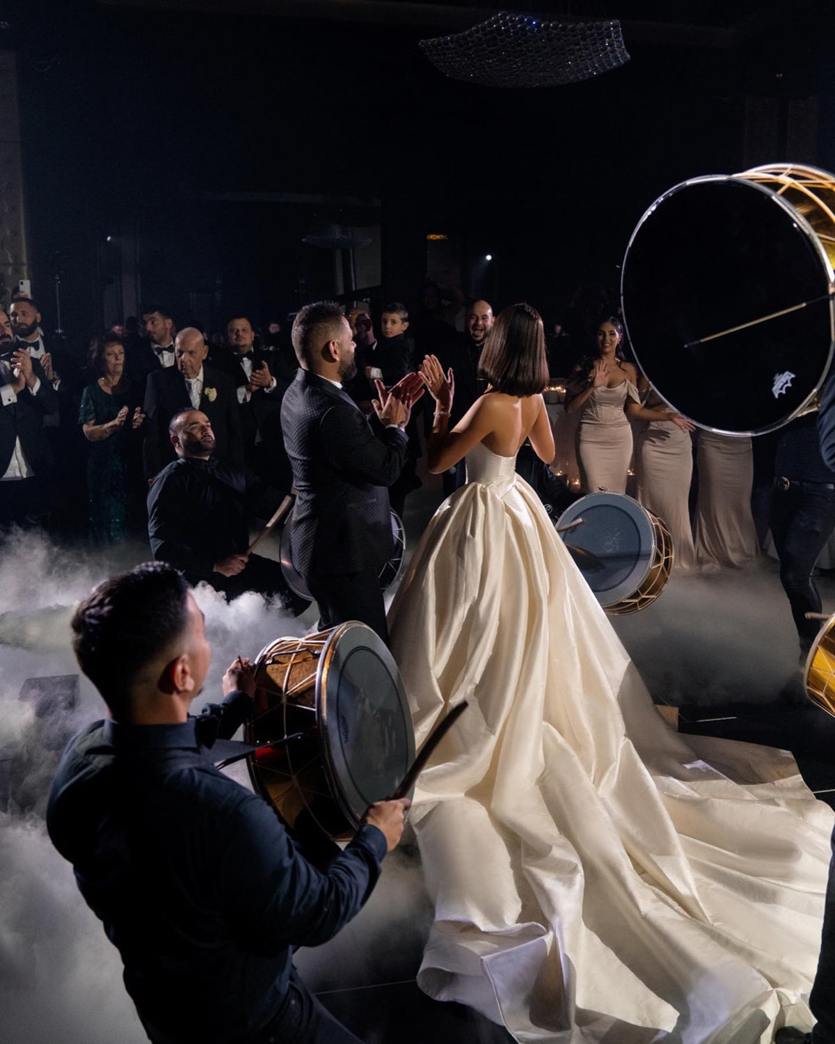 Luxury Sweetheart Satin Ball Gown Wedding Dress with Overskirt SW010 