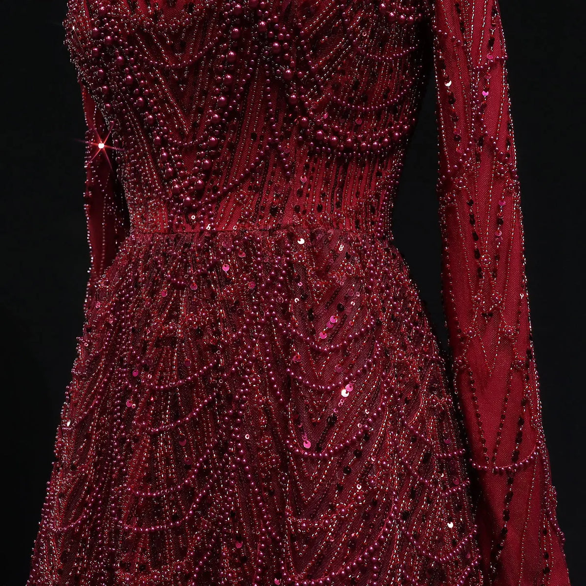 Luxury Green Sequin Beaded Evening Dress - SS625 SHARONSAID Luxury Green Sequin Beaded Evening Dress - SS625 SHARONSAID