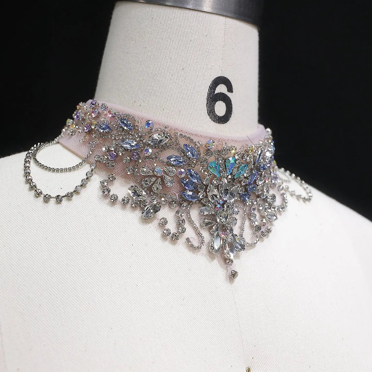 Luxury Pink Full Rhinestone Sequin Strapless Fitted Long Evening Dress SS744 