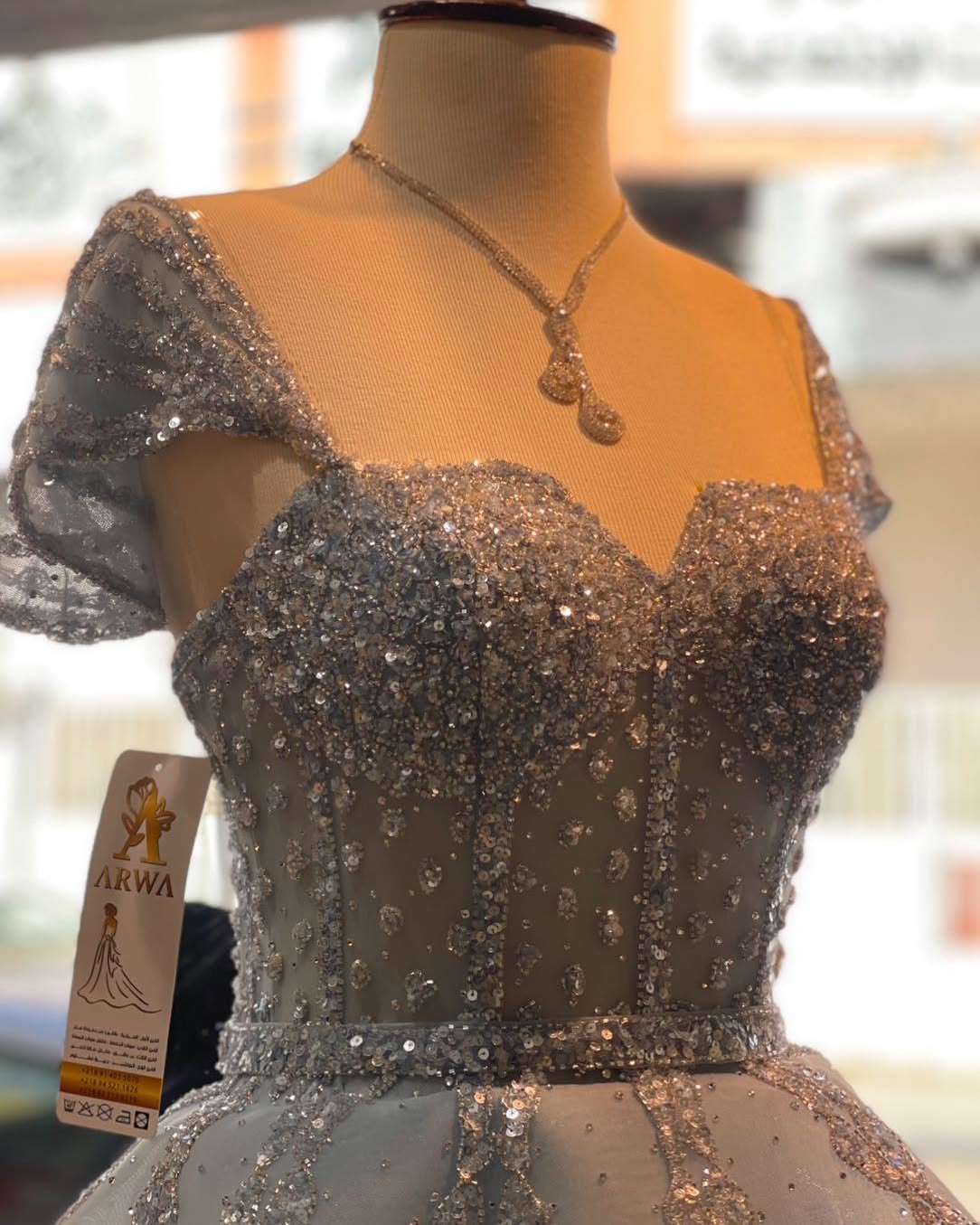 Romantic Pink Sequin Strapless Layered Evening Dress SS612 