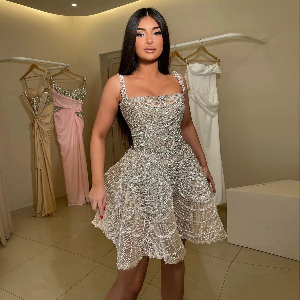 cocktail and party sequin dresses short Amazon.com: Women's Sequin Dress Sexy Sparkly Glitter Short Velvet Night Out Party Club Dress Adjustable Spaghetti Straps Bodycon Mini Dress Black Small : Clothing, Shoes & Jewelry
