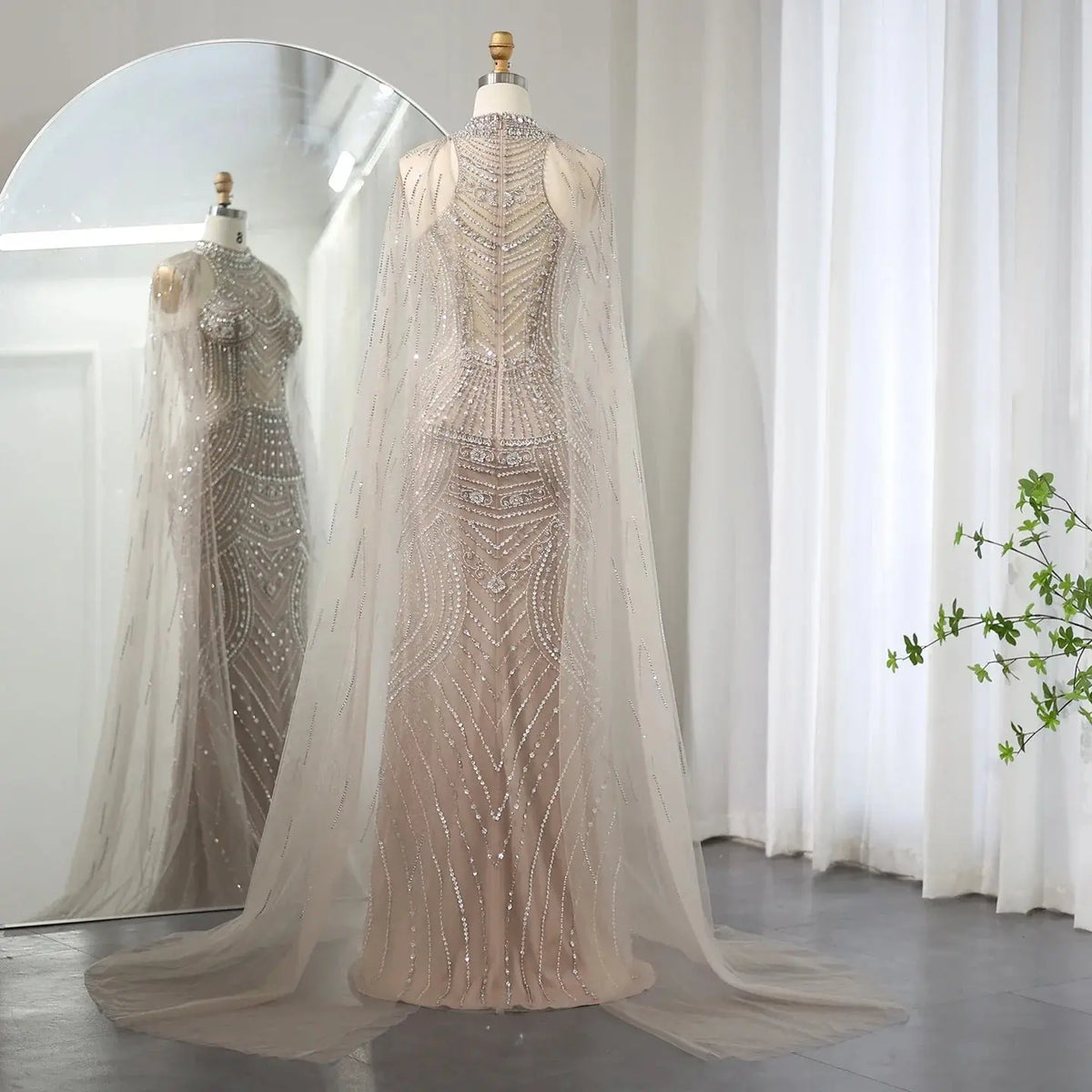 champagne gala dress LaDivine 9312 Champagne 6 Sale