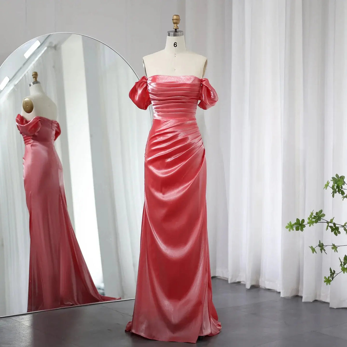 Elegant Off Shoulder Arabic Beige Evening Dress Mermaid SF001 SHARONSAID Elegant Off Shoulder Arabic Beige Evening Dress Mermaid SF001 SHARONSAID