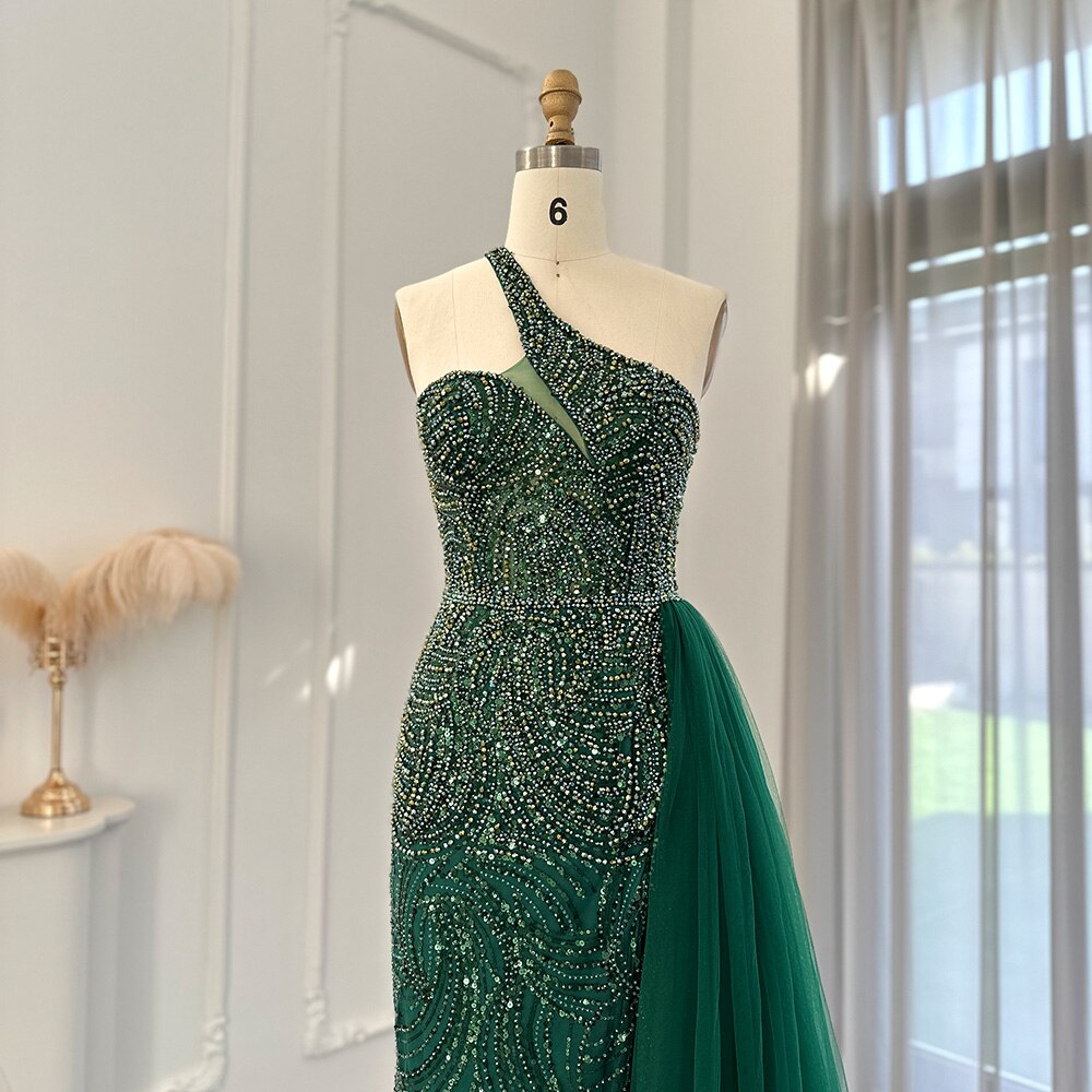 Emerald Green Extraordinary outlet Formal Dress